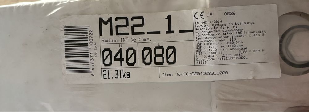 Grzejniki stalowe plytowe  kaloryfer 4 szt NOWE