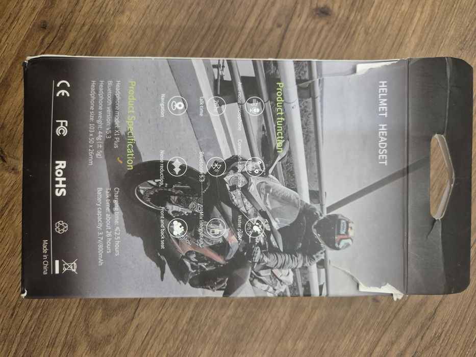 Intercomunicador para Capacete de Mota.