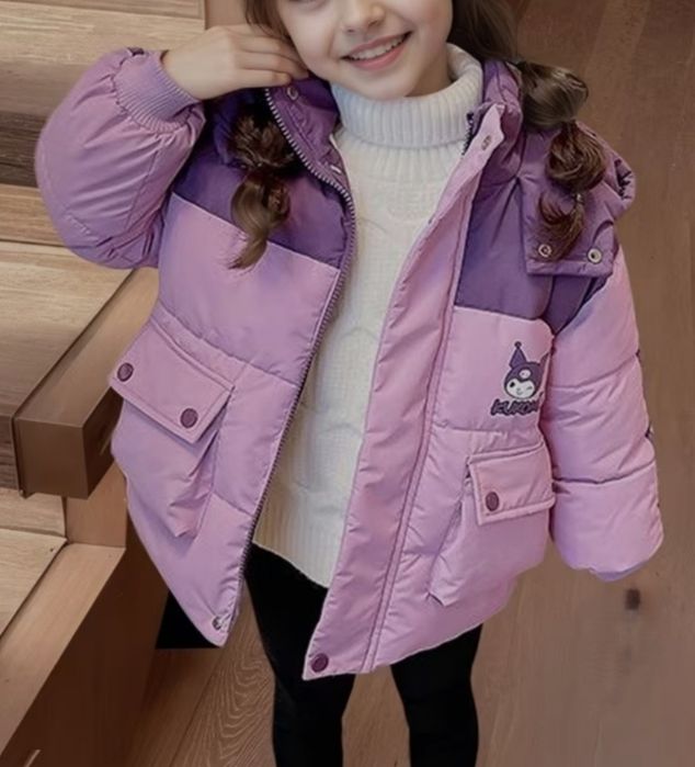Зимняя курточка на девочку 5-6 лет 110-116 Дитяча куртка осінь-зима. Пуховик