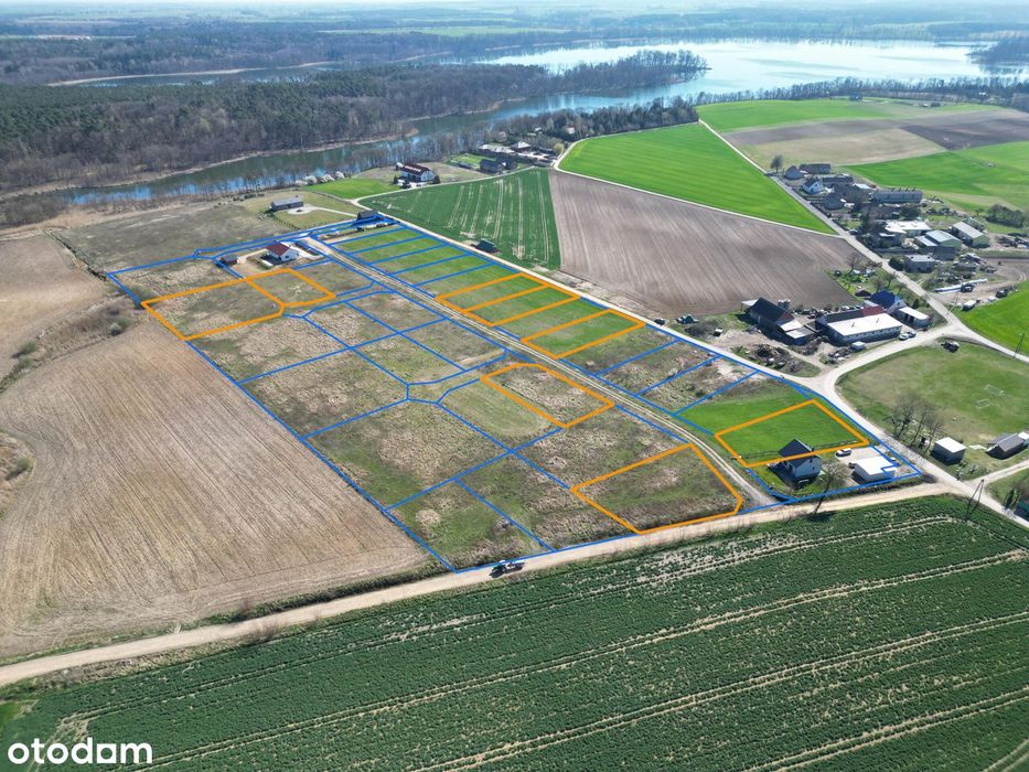 Działki budowlane blisko jeziora