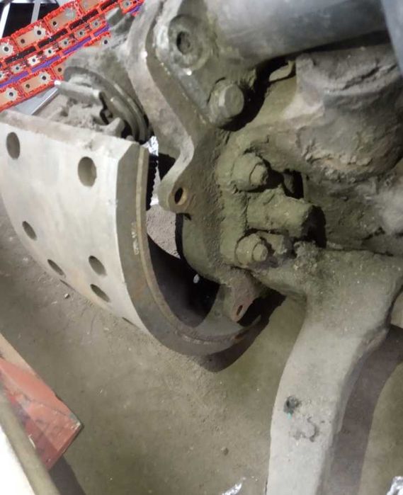Гальмівні колодки циліндр Mercedes 814 817 914 917 811 809 балка Цапфа