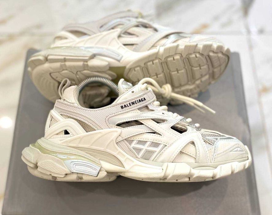 (БЕЗ ПЕРЕДОПЛАТИ)Balenciaga Track 2.0 White баленсіага трек 2 білі