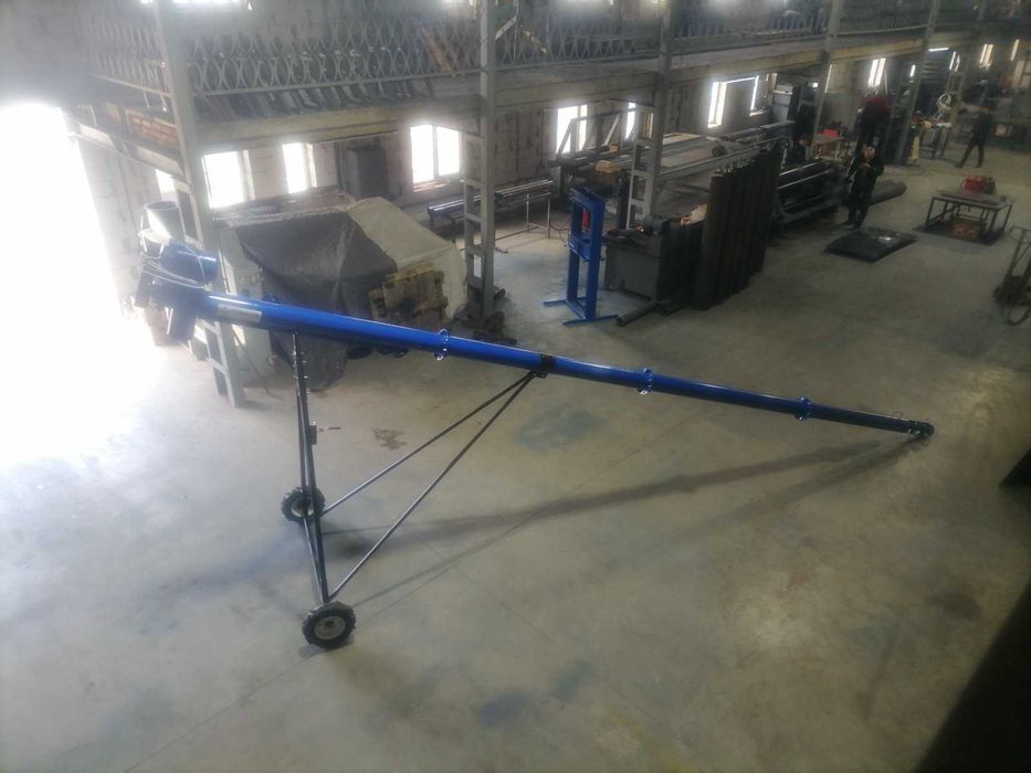 Шнековый навантажувач зерна ф133*5м, протруювач, погрузчик шнек