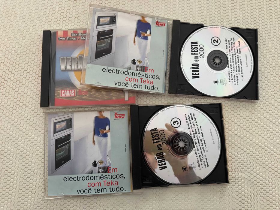 Coletânea 3 CD música - Verão em Festa 2000