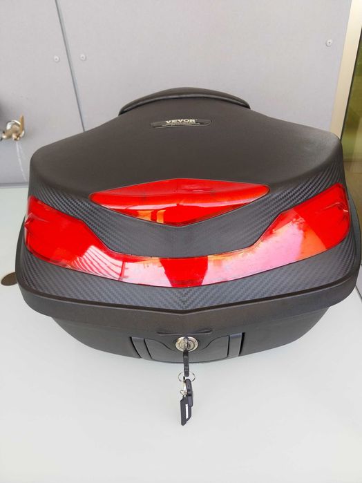 Top case mota Universal VEVOR 48 litros como nova