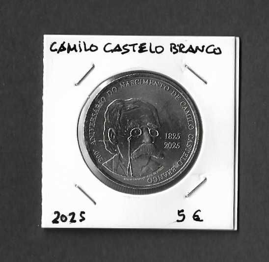 Moeda de 5 euros. Portugal 2025