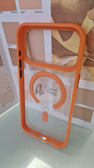 Metallic Magsafe Case do Iphone 17 Pro Pomarańczowy