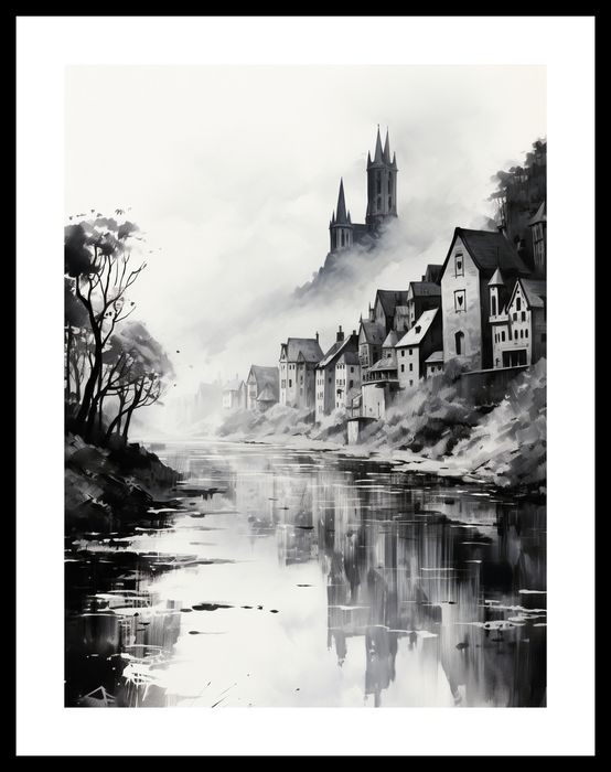 Plakat 30x40cm Mglisty Refleks