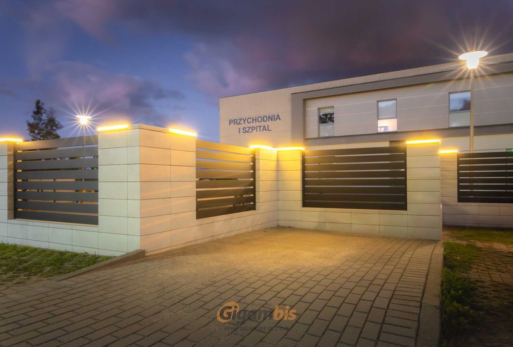 ogrodzenia nowoczesne, metalowe, palisadowe