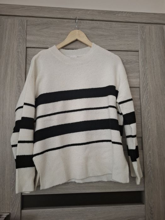 sweter damski w paski S