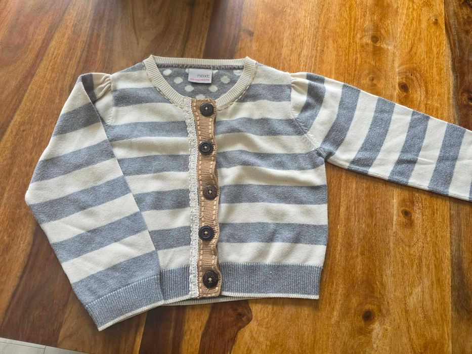 Sweterek rozpinany NEXT 3/4 lata 104 cm