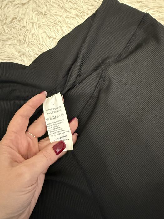 Лосини рубчік 46-48 р чорні