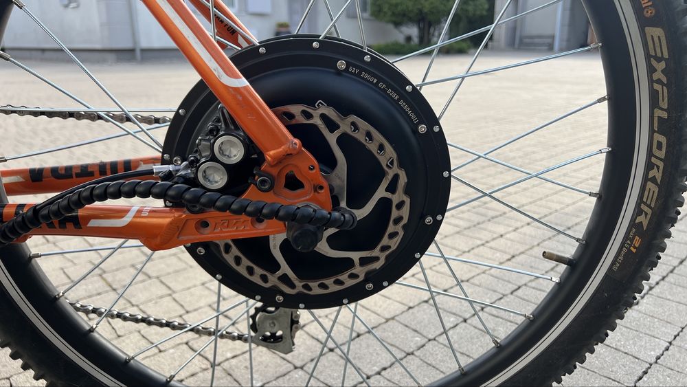 E-Bike Rower Elektryczny Dual Motor HUB 6.6Kw 52v