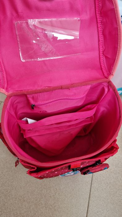 Рюкзак школьный розовый для девочки