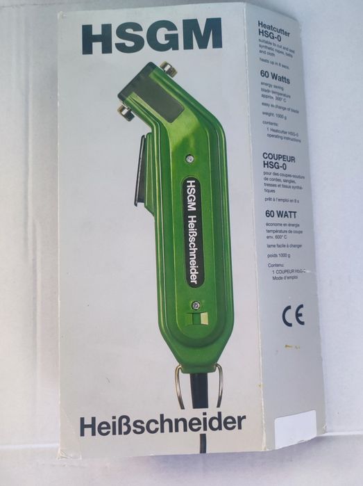 Nóż termiczny HSGM HSG-0 – Oryginał Germany – Do lin i pasów