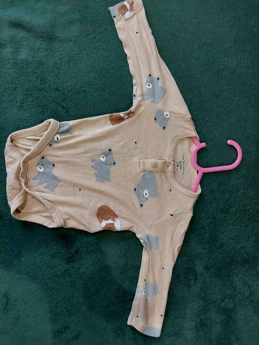 Body z misiami fox & bunny by sinsay rozmiar 74