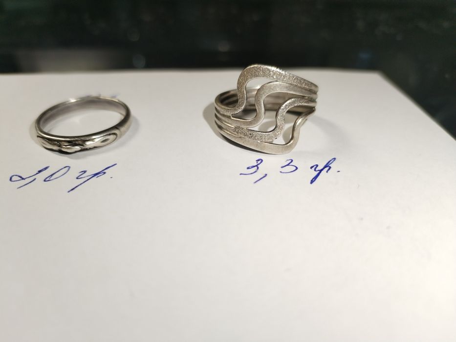 Кольцо серебряное женское