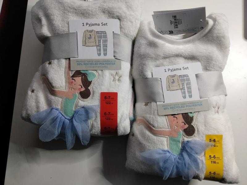 Брендові флісові фланелеві теплі піжами для хлопчиків, дівчаток 98-128