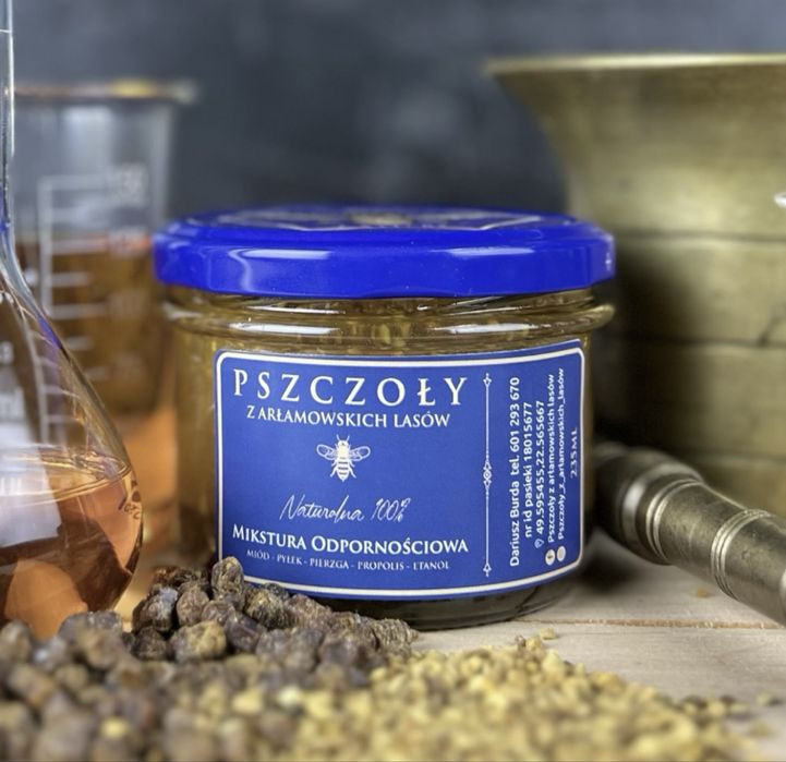 Mikstura wzmacniająca odporność 4 x sloik 235 ml