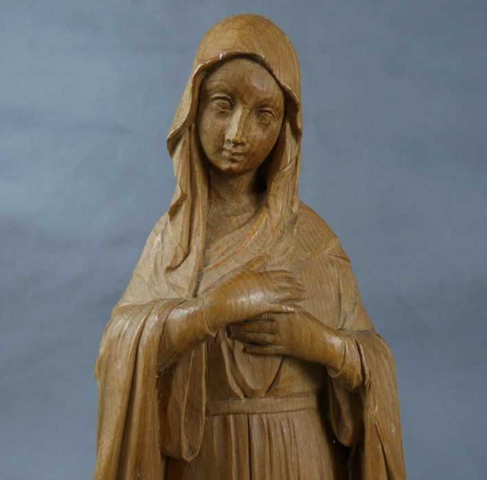 Figura rzeźba drewno Maryja Matka Boża MADONNA 26 cm
