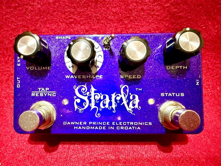Dawner Prince Starla Tap Tempo Tremolo Pedal Guitarra