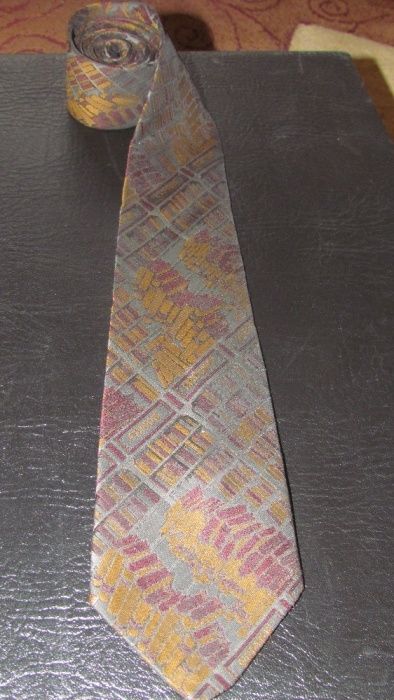 Elegancki Włoski Krawat jakich mało marki TERRUZZI nr 7