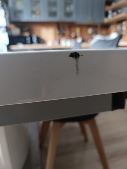 Stół rozkładany  biały