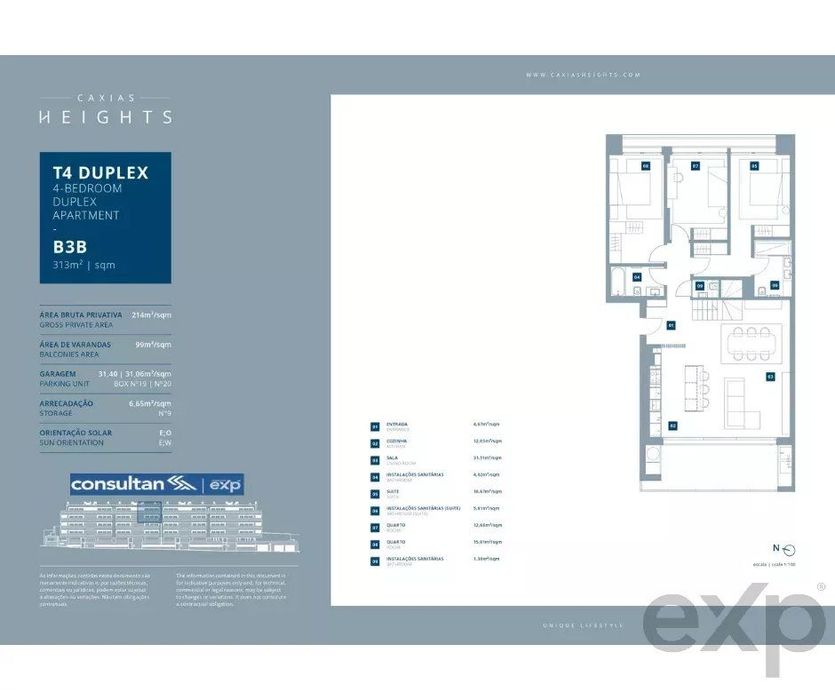 Apartamento T4 Duplex- Caxias
