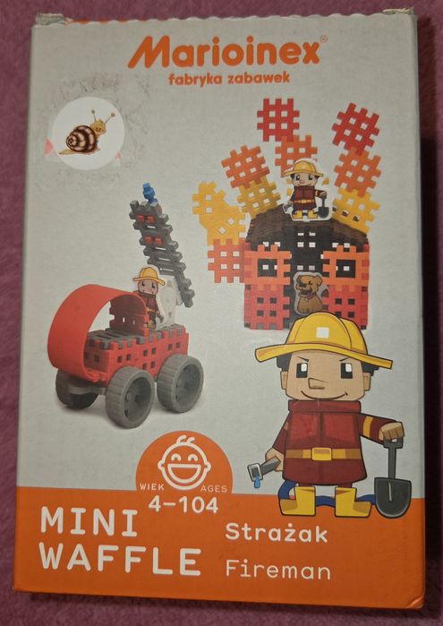 Marioinex klocki mini wafle strażak