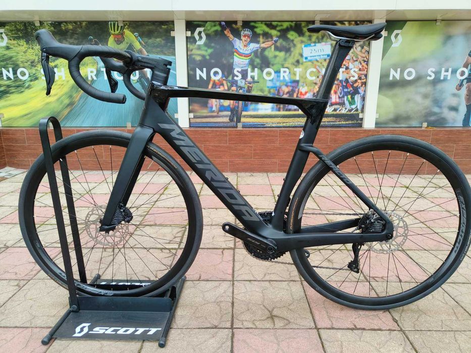 Новий велосипед  MERIDA REACTO 6000 105 DI2 SILK BLACK, 2025, розмір М