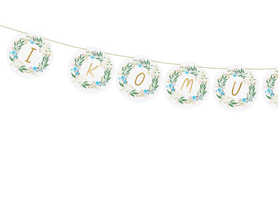 Baner "i komunia św" 13cm/2m