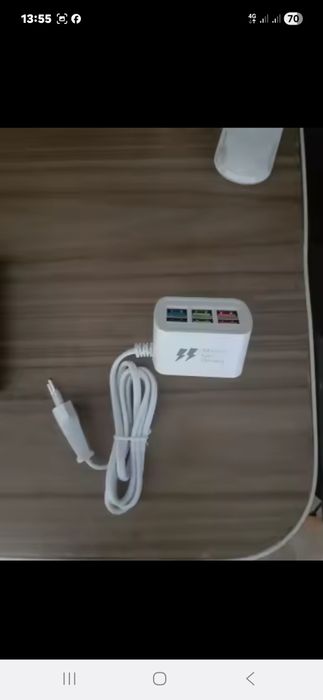 Швидка зарядка 20W / Быстрая зарядка Зарядна станція на 6 USB