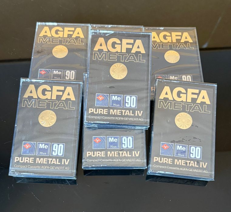 Nowa kaseta magnetofonowa Agfa Metal 90 Pure Metal IV