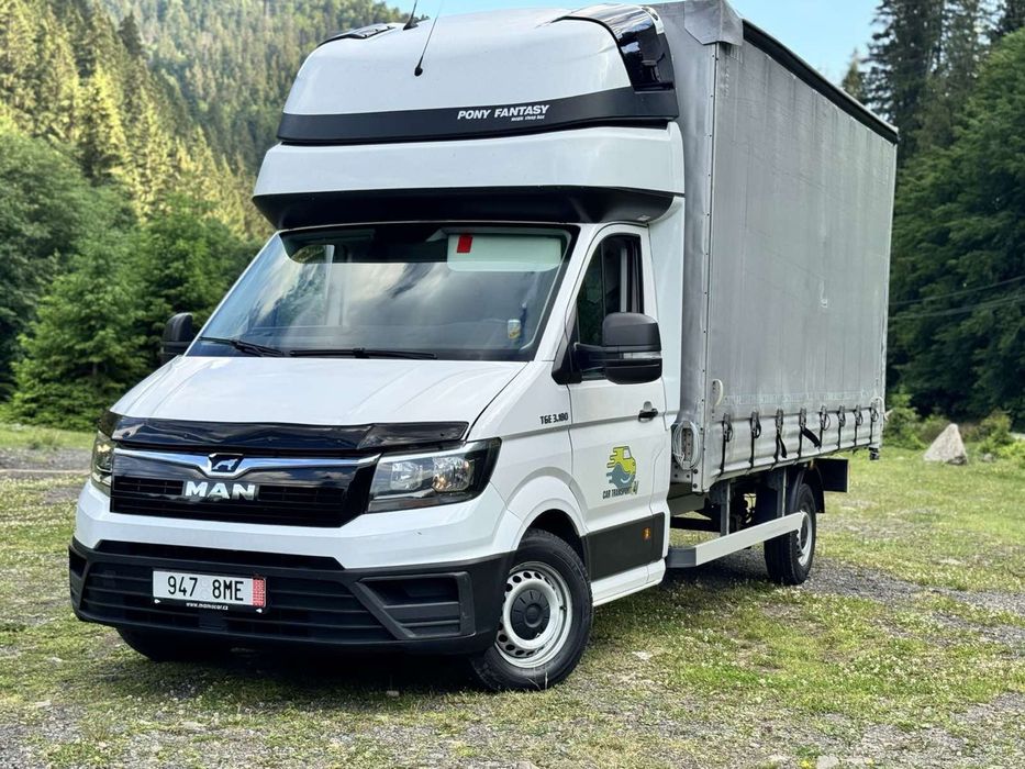 MAN TGE 3.180 тентована вантажівка