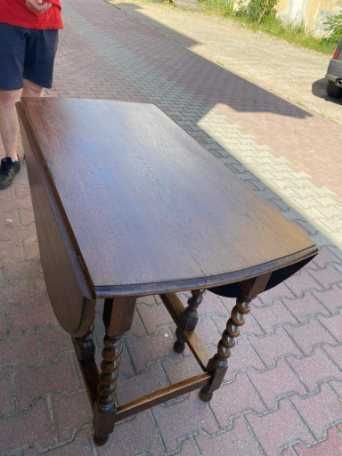 Stół klapak drewniany rozkładany solidny super stan FV DOWÓZ