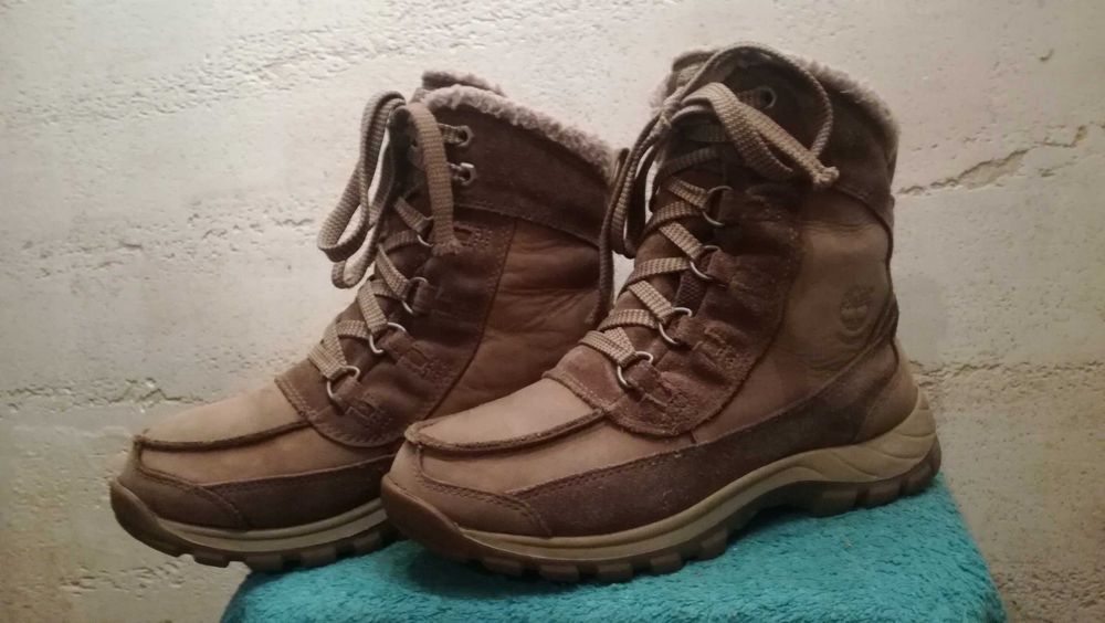 Damskie śniegowce TIMBERLAND CHILBERG PREMIUM r.37,5 skóra st.b.dobry