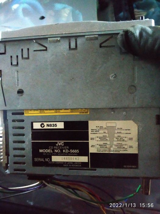 JVC магнітола. JVC