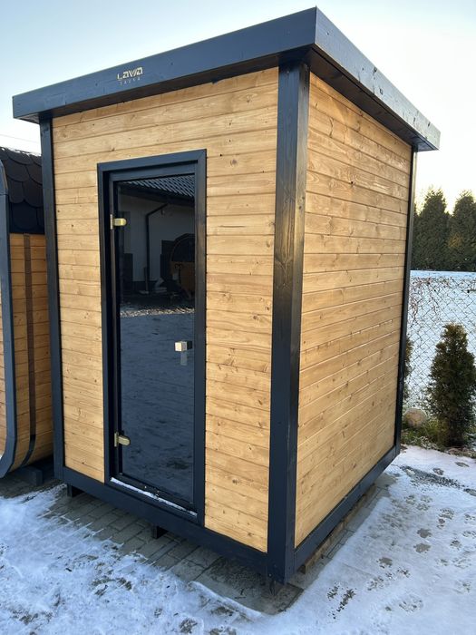 LAWA Sauna MODUŁOWA OCIEPLONA Producent SPA Szwedzkie Drewno