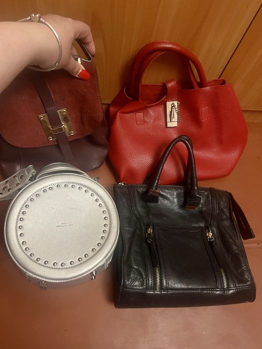 Лот сумок 400 грн. Чорная Zara. Три из них из кожи