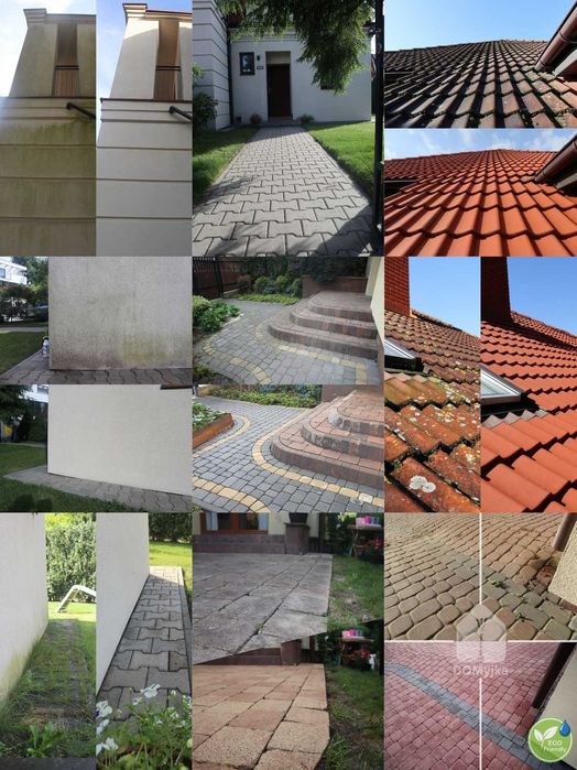 Mycie Elewacji, Kostki i Dachów GORĄCĄ WODĄ