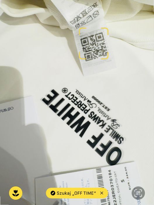 Off White bluza dresowa męska