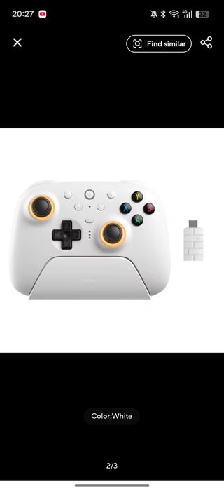 Новый геймпад  8Bitdo Ultimate 2 белый