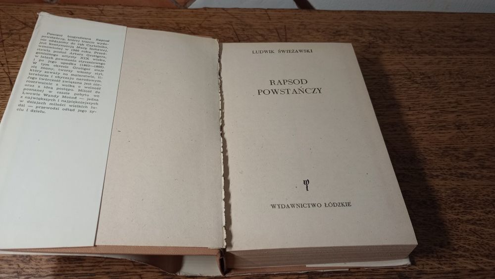 Rapsod powstańczy. Ludwik Świeżawski