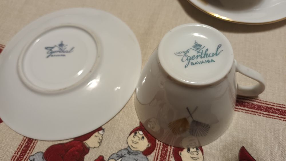 Кавові чашки з блюдцями.Порцеляна.Баварія.