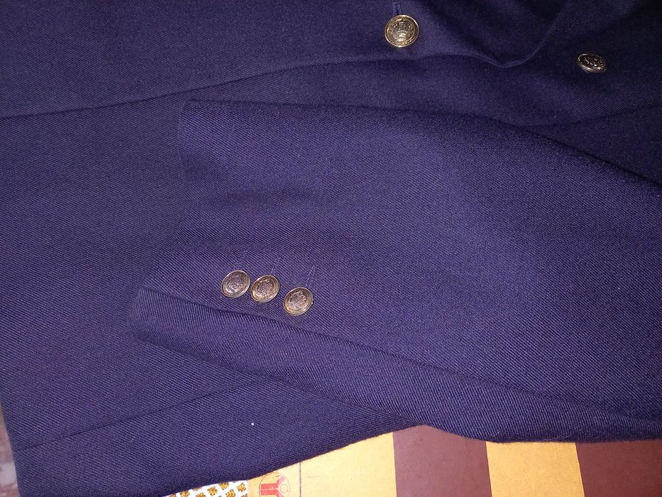 Blazer de homem azul escuro