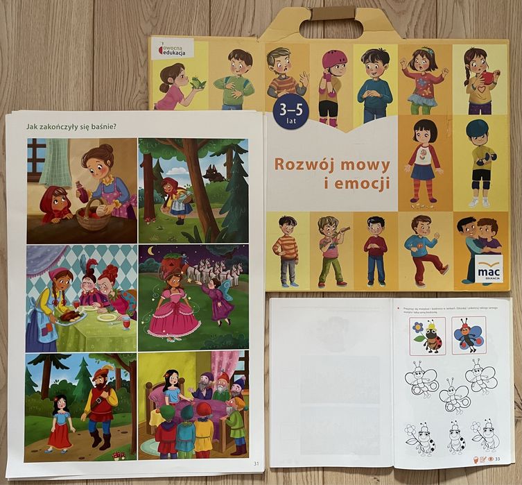 MAC Rozwój mowy i emocji 3-5 lat Tablice demonstracyjne i książka