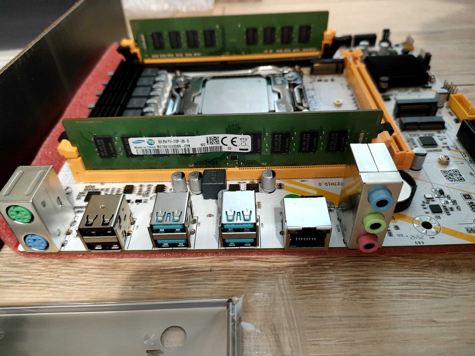 Материнська плата комплект Qiyida X99 K9S TPM 2.0 DDR4 16gb e5