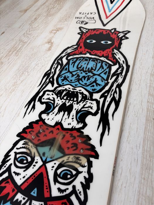 Snowboard deska CAPITA x volcom stone 156 + wiązania burton