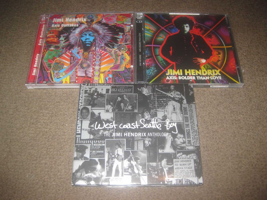 3 CDs do "Jimi Hendrix"