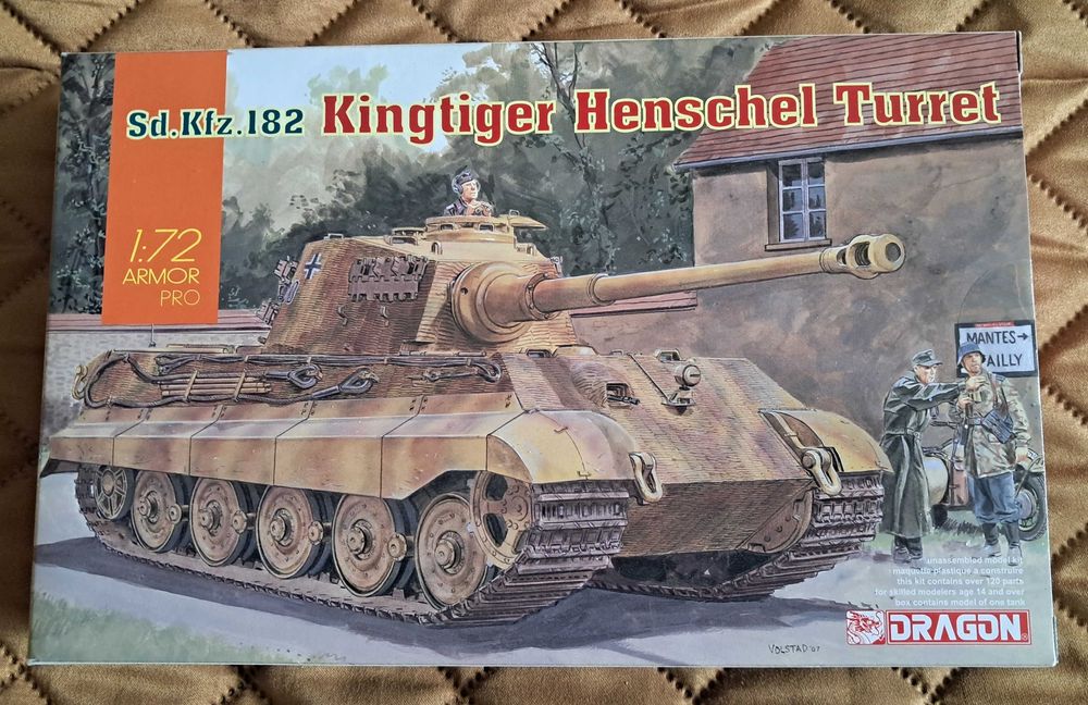 Dragon 7558 Sd.Kfz.182 Kingtiger Henschel Turret 1:72